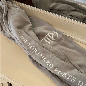Taylor Swift TTPD Gray Track Pants